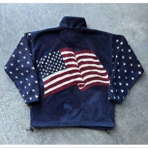 Vintage 90’s USA Fleece Zip Up